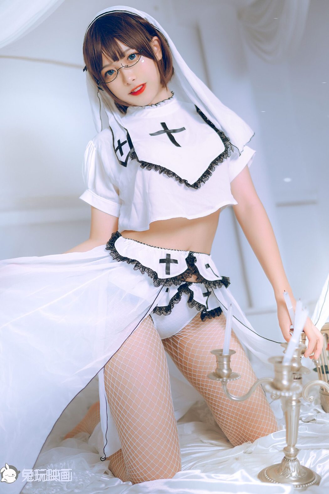 Coser@兔玩映画 Vol.050 白色修女 Cover Photo