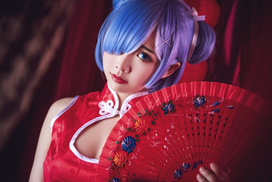 Coser@面饼仙儿 No.052 雷姆旗袍