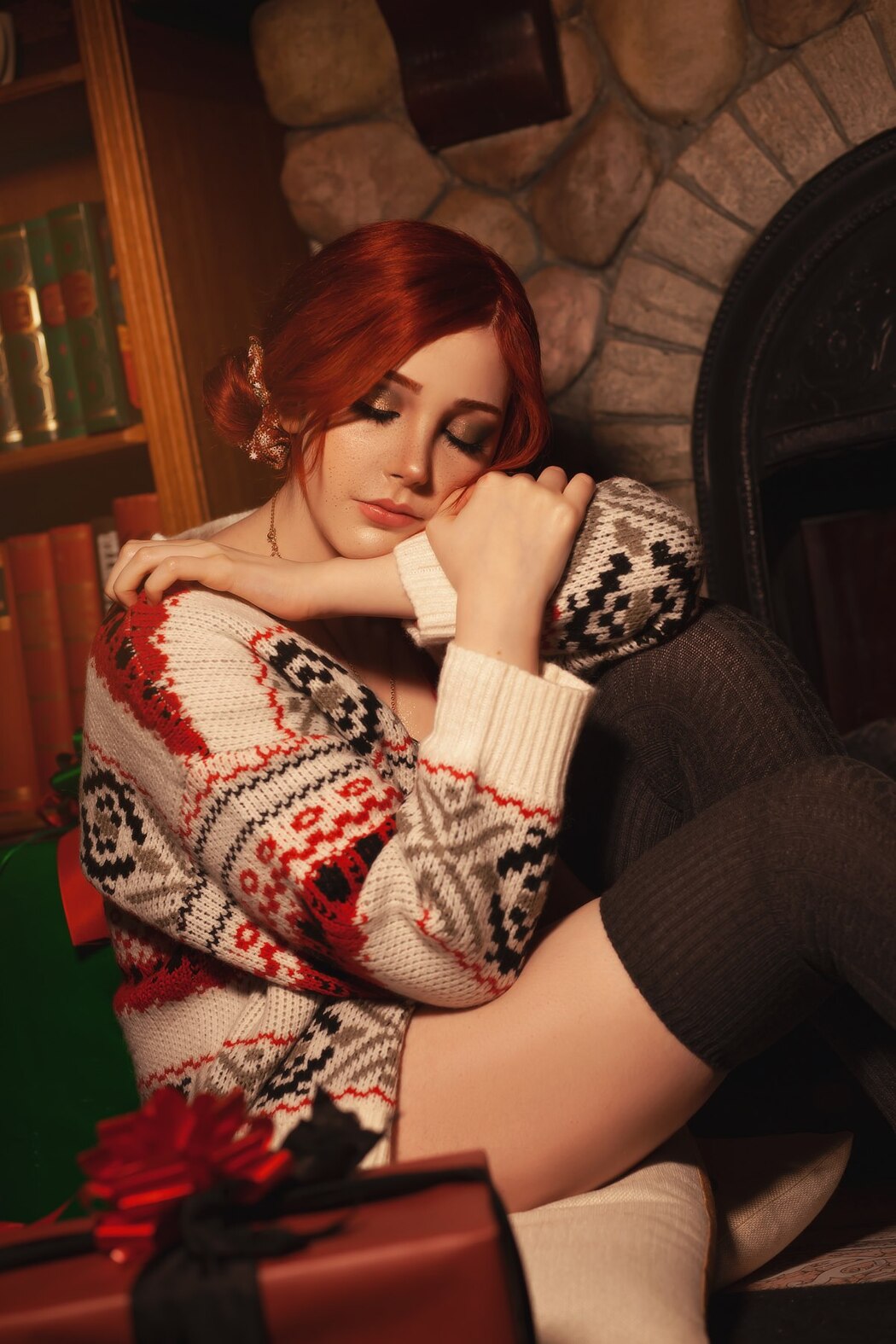 Coser@Sayathefox Triss Christmas