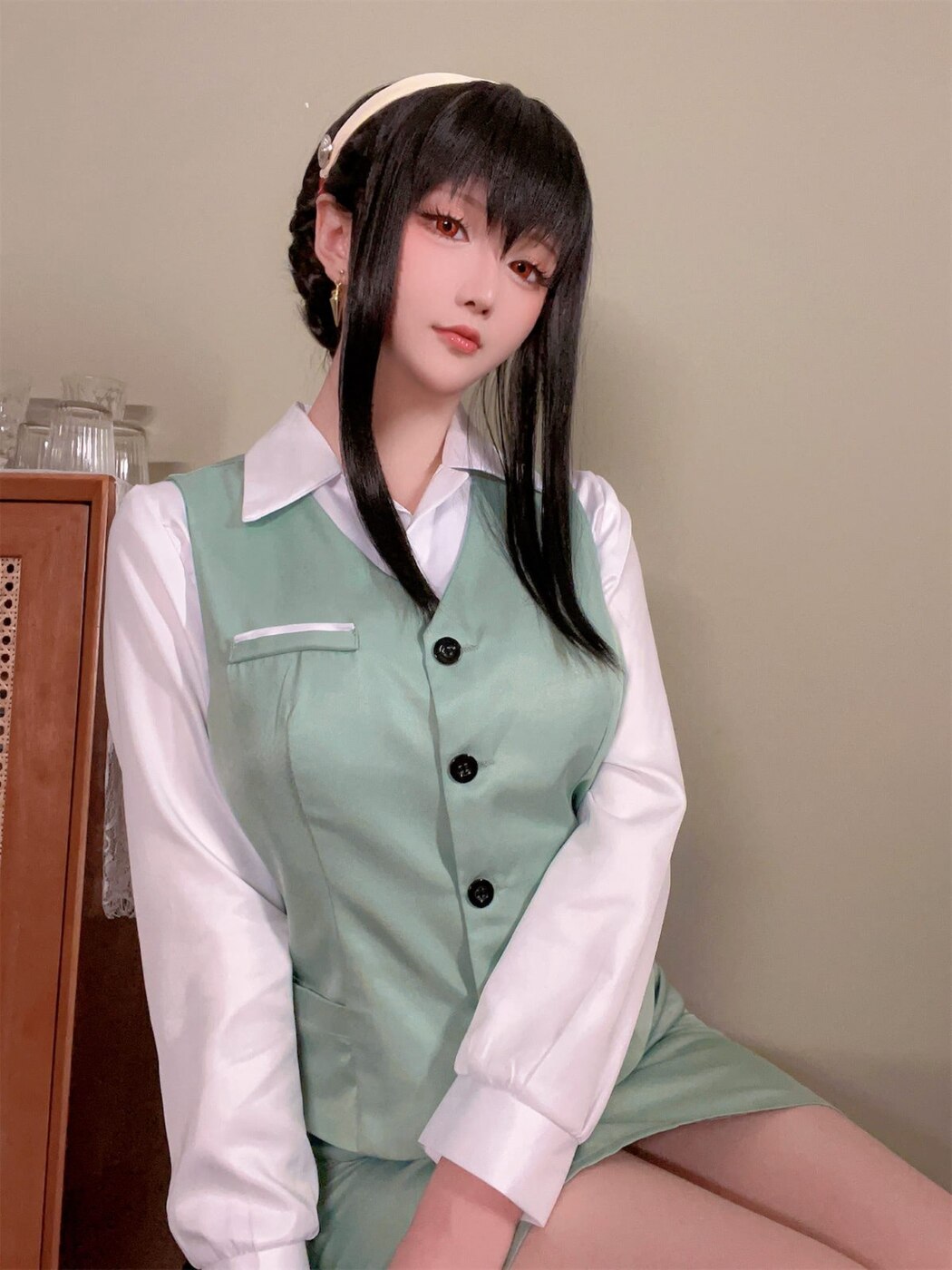 Coser@星之迟迟Hoshilily 圣诞节 约尔 OL制服