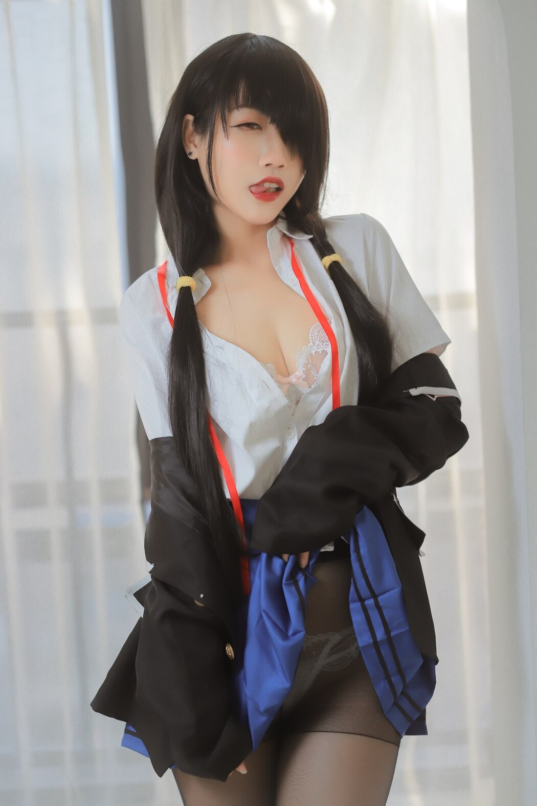 Coser@不呆猫 狂三黑丝白丝