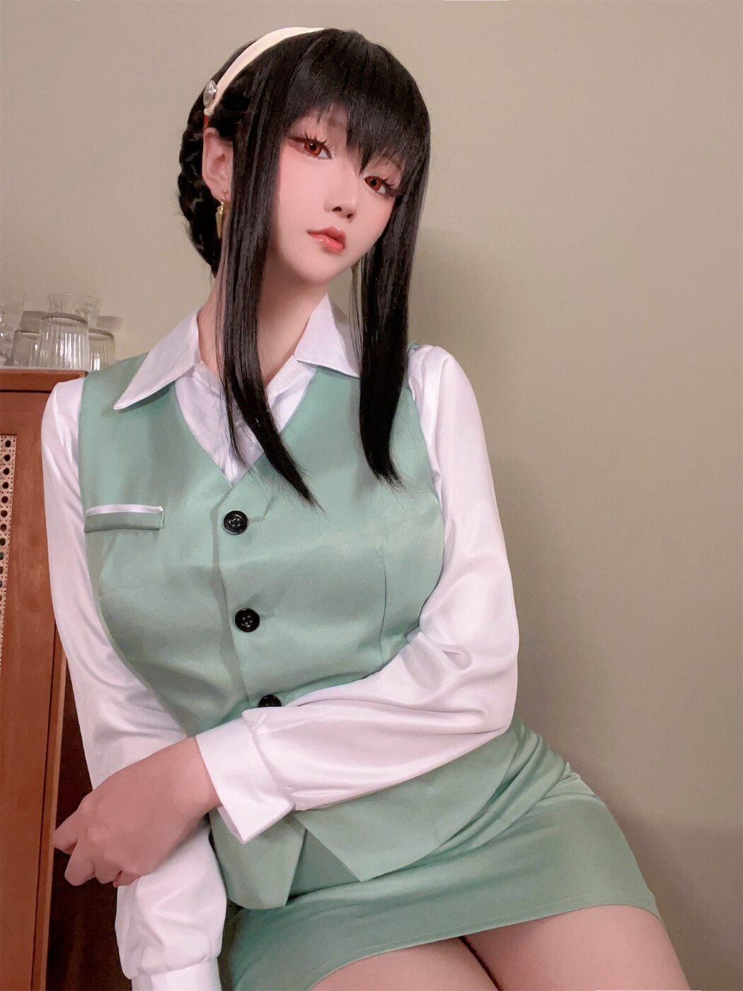 Coser@星之迟迟Hoshilily 圣诞节 约尔 OL制服