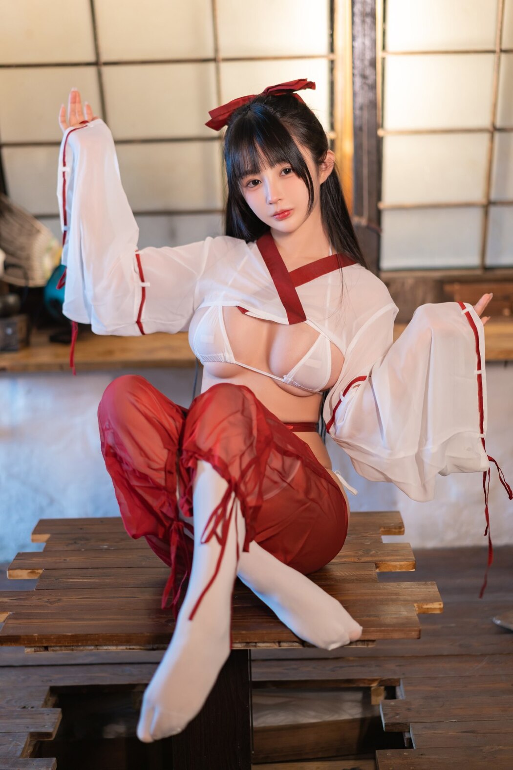 Coser@桜井宁宁 Vol.078 巫女