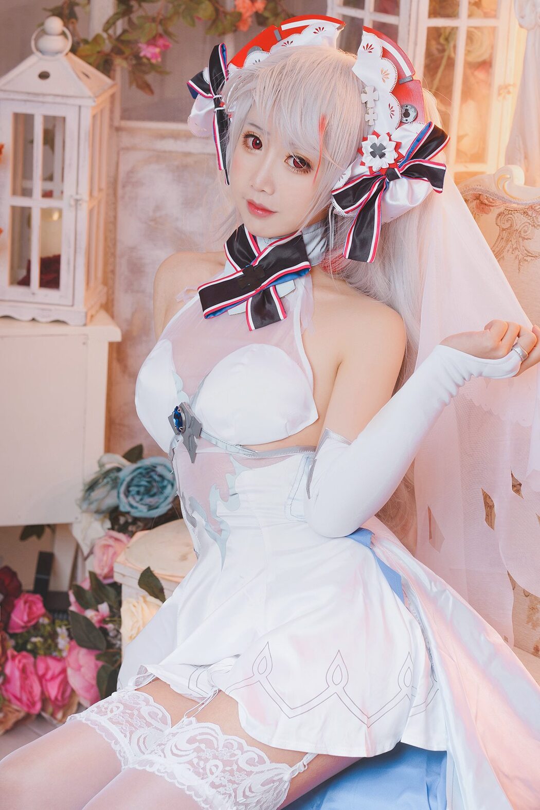 Coser@面饼仙儿 No.054 欧根花嫁 Cover Photo