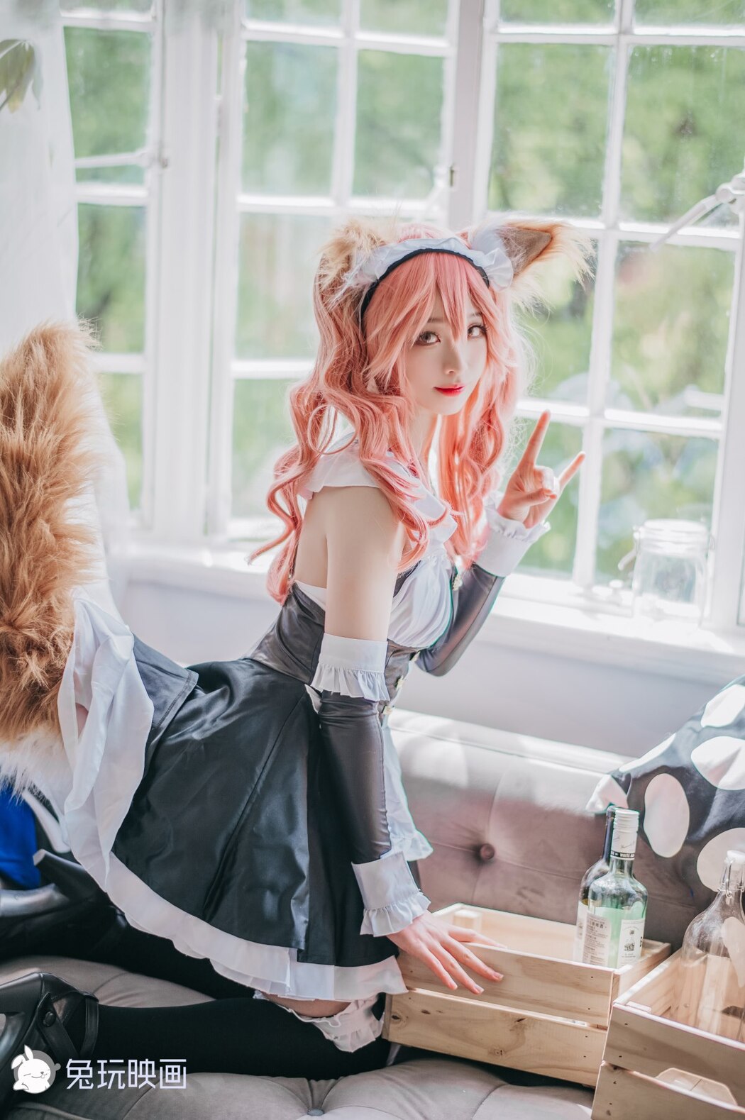 Coser@兔玩映画 Vol.047 女仆玉藻前