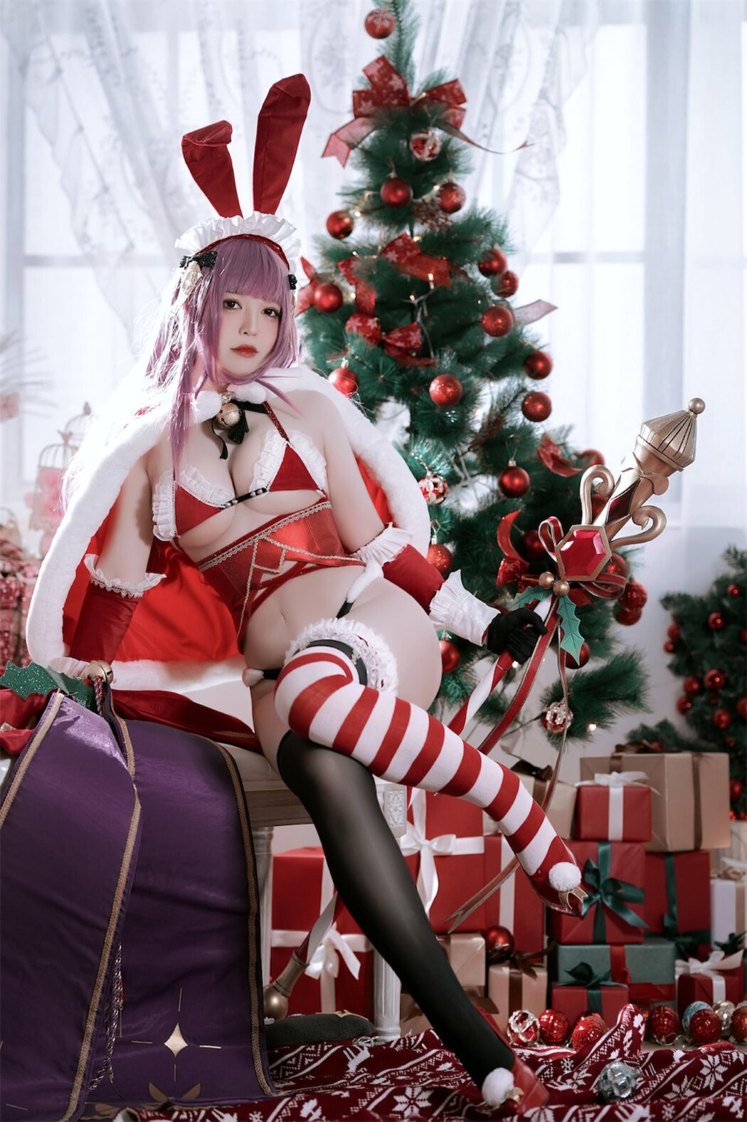 Coser@半半子 Christmas Bunny Aike