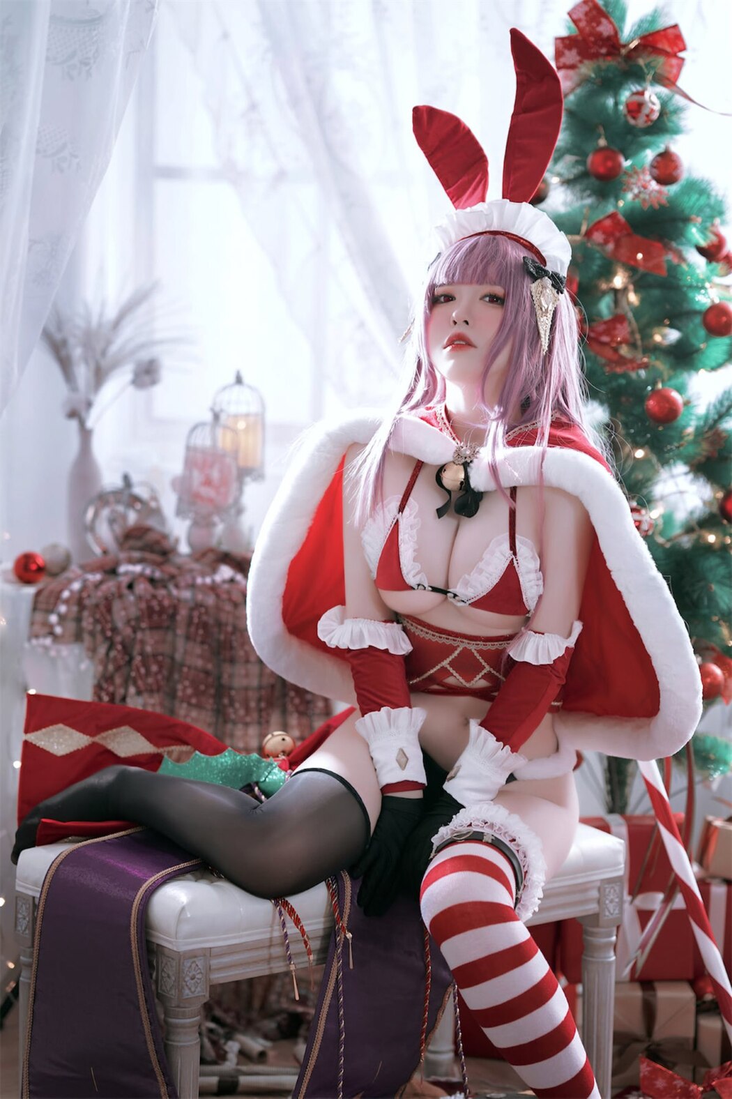 Coser@半半子 Christmas Bunny Aike