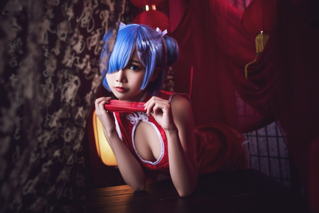 Coser@面饼仙儿 No.052 雷姆旗袍