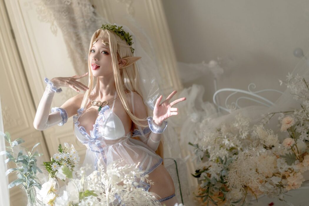 Coser@蠢沫沫 – White Elf B