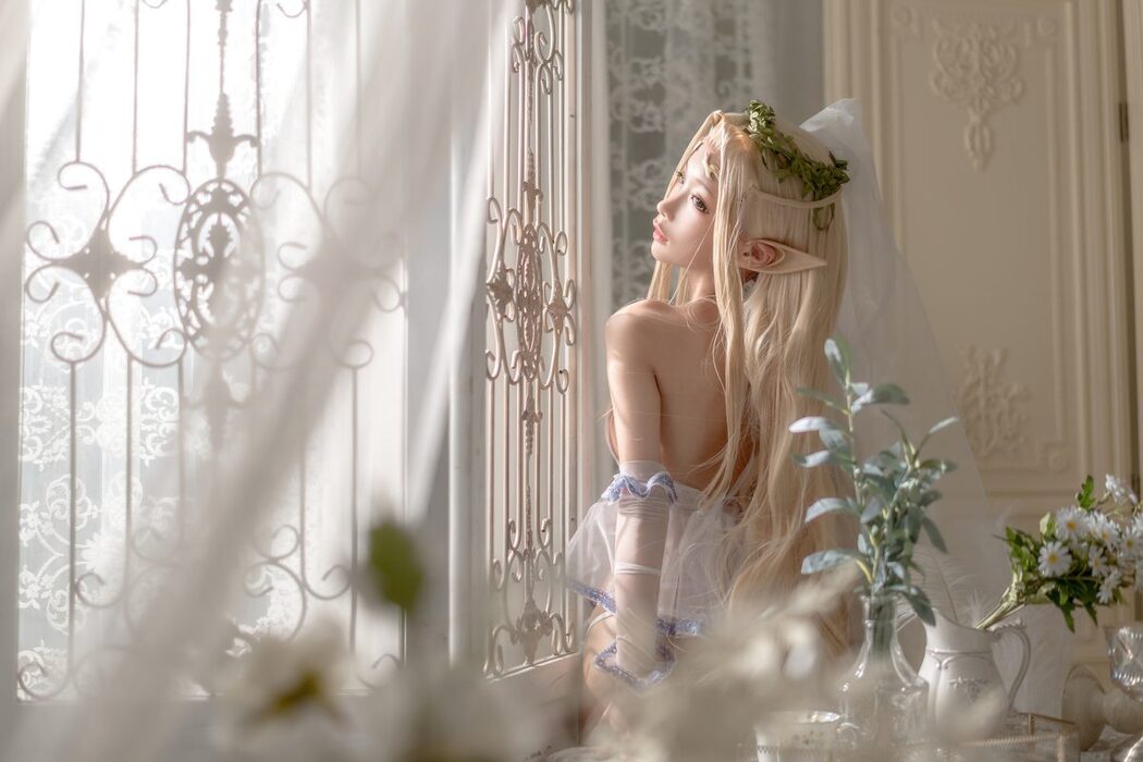 Coser@蠢沫沫 – White Elf B