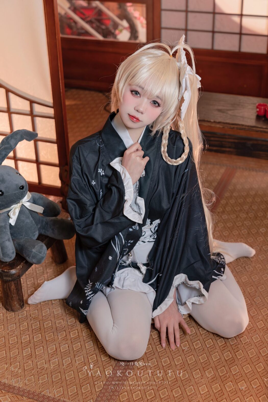 Coser@黏黏团子兔 – 六月T3专属特典『穹妹浴衣』