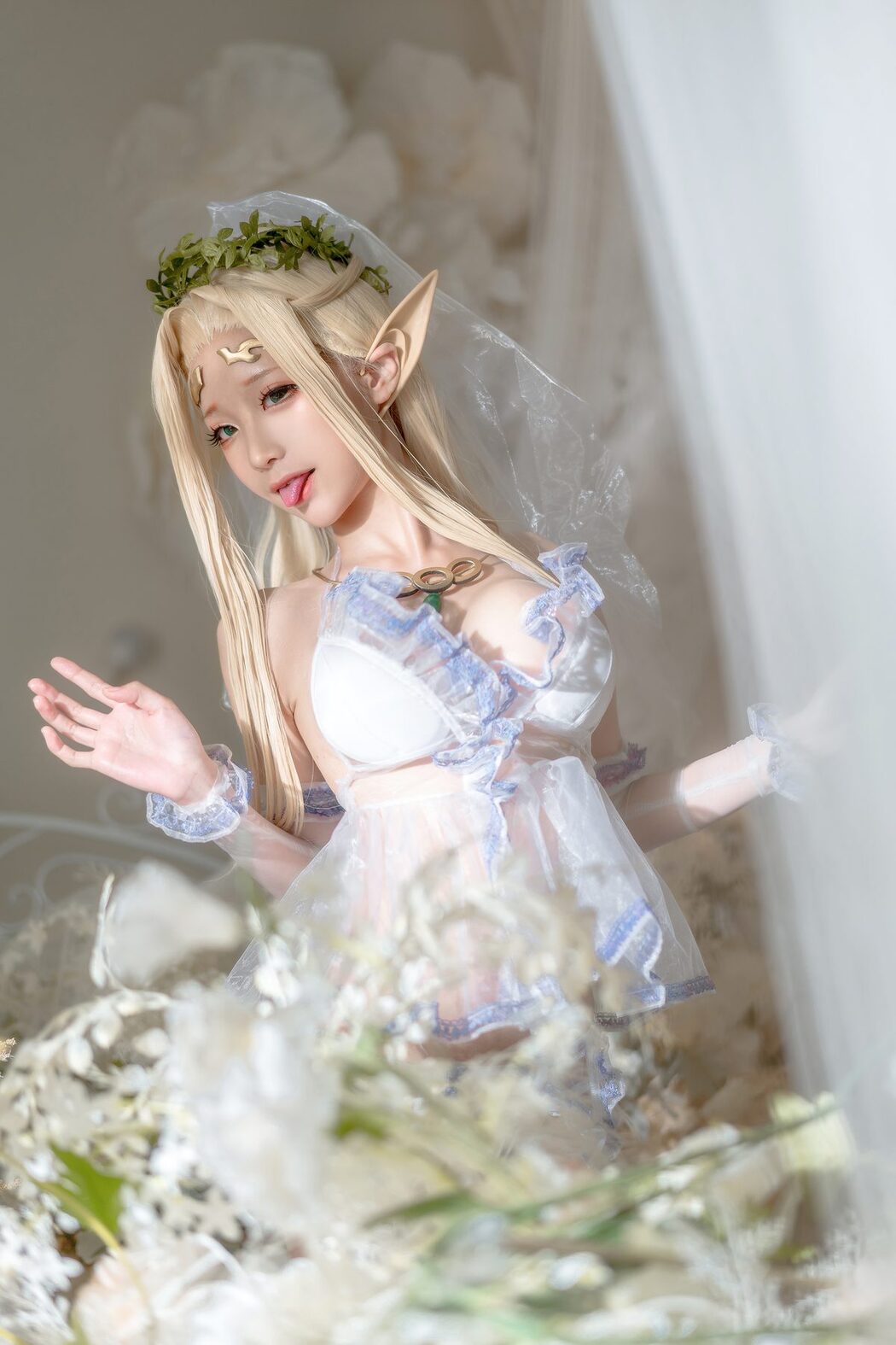 Coser@蠢沫沫 – White Elf B