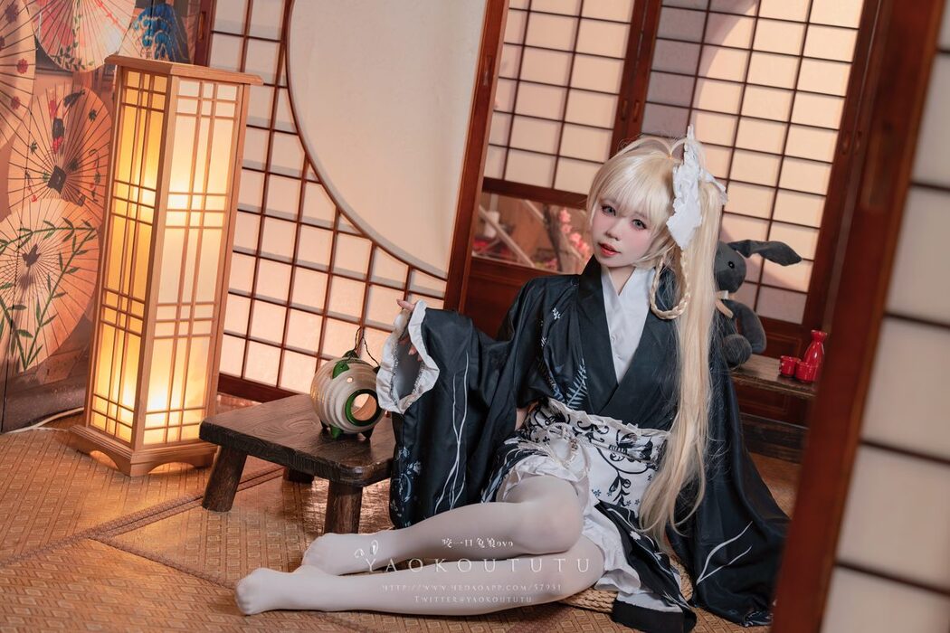 Coser@黏黏团子兔 – 六月T3专属特典『穹妹浴衣』