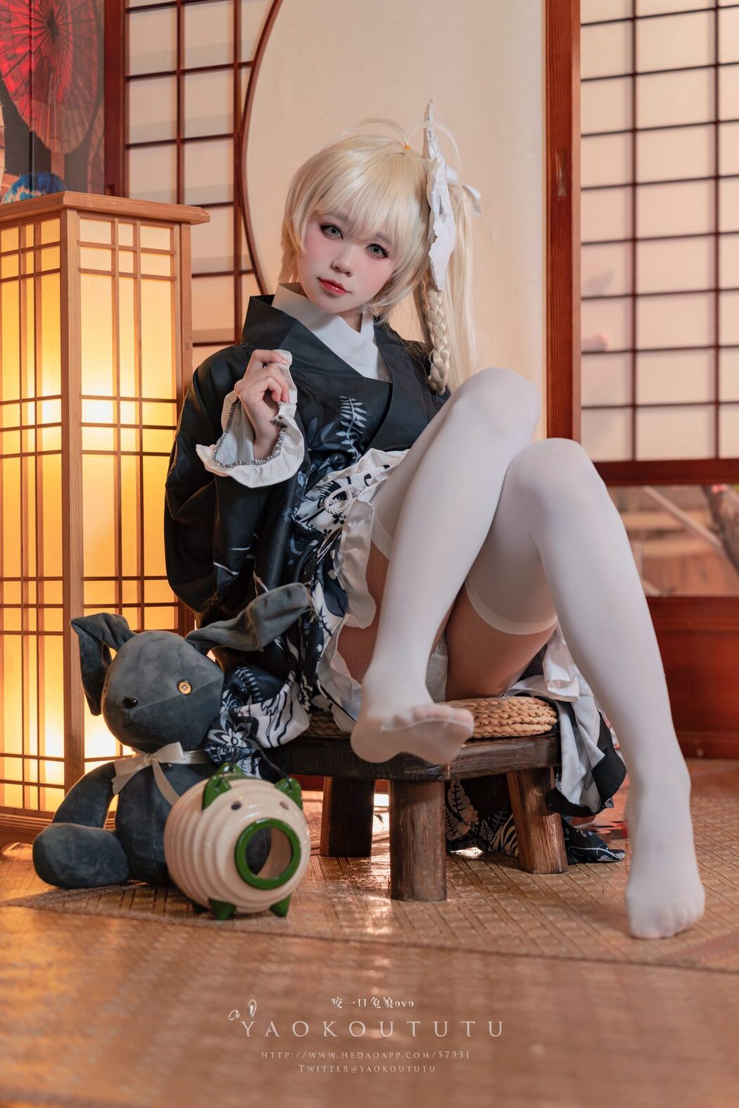 Coser@黏黏团子兔 – 六月T3专属特典『穹妹浴衣』