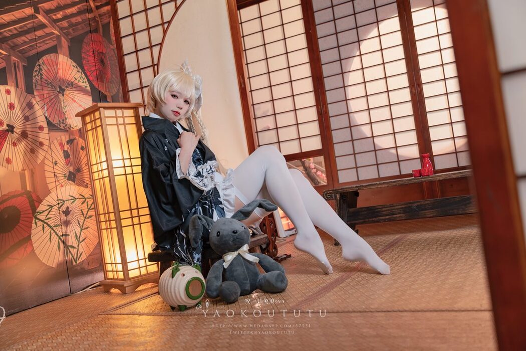 Coser@黏黏团子兔 – 六月T3专属特典『穹妹浴衣』