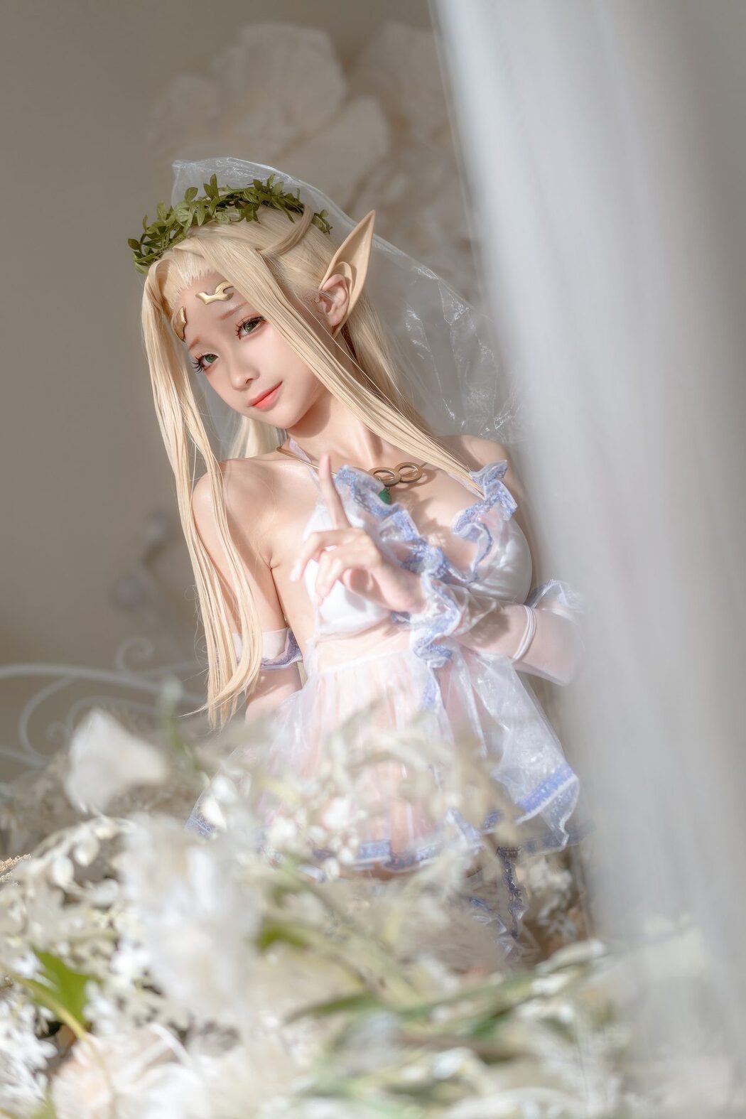 Coser@蠢沫沫 – White Elf B