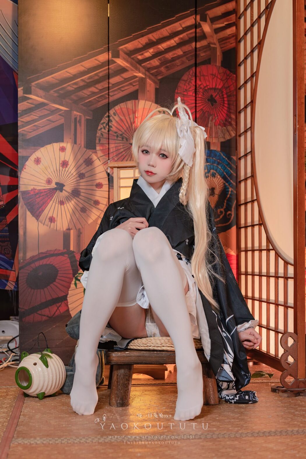 Coser@黏黏团子兔 – 六月T3专属特典『穹妹浴衣』