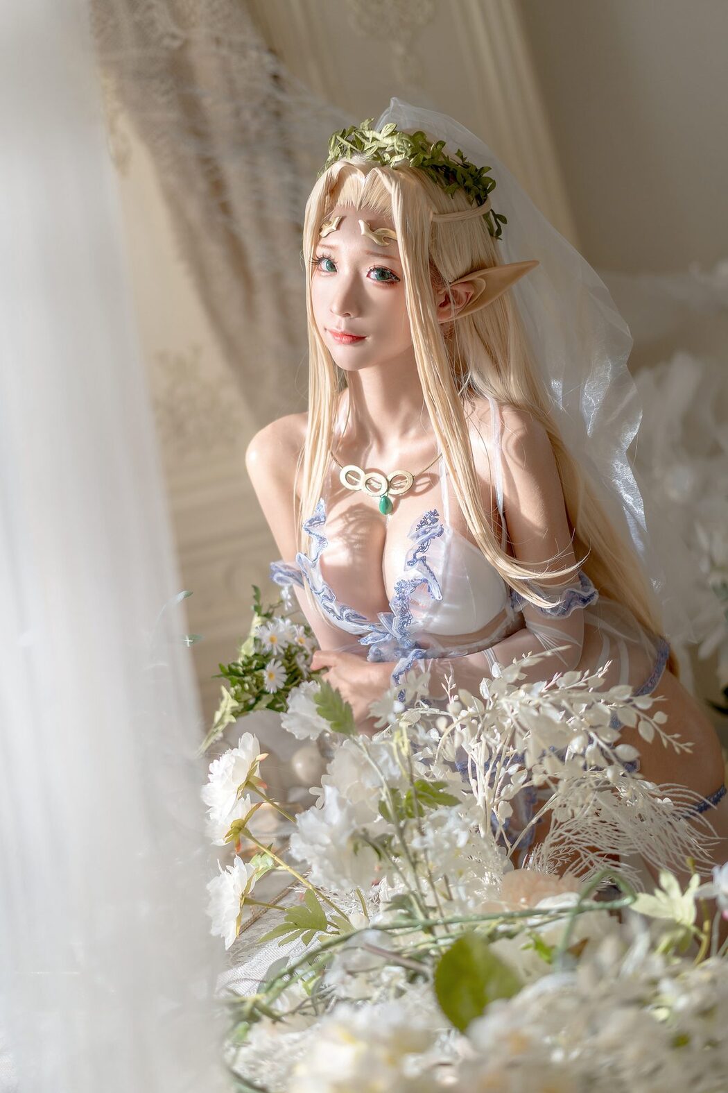 Coser@蠢沫沫 – White Elf B