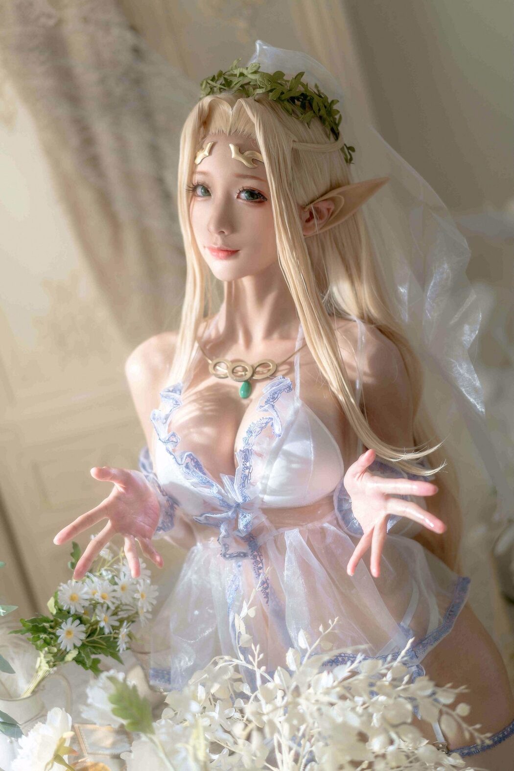 Coser@蠢沫沫 – White Elf B