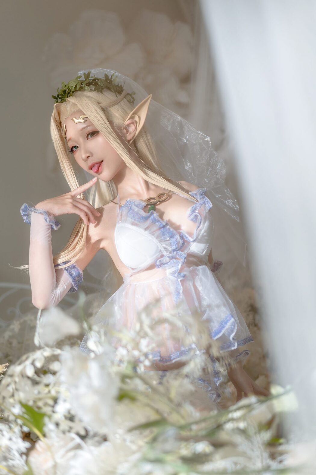 Coser@蠢沫沫 – White Elf B