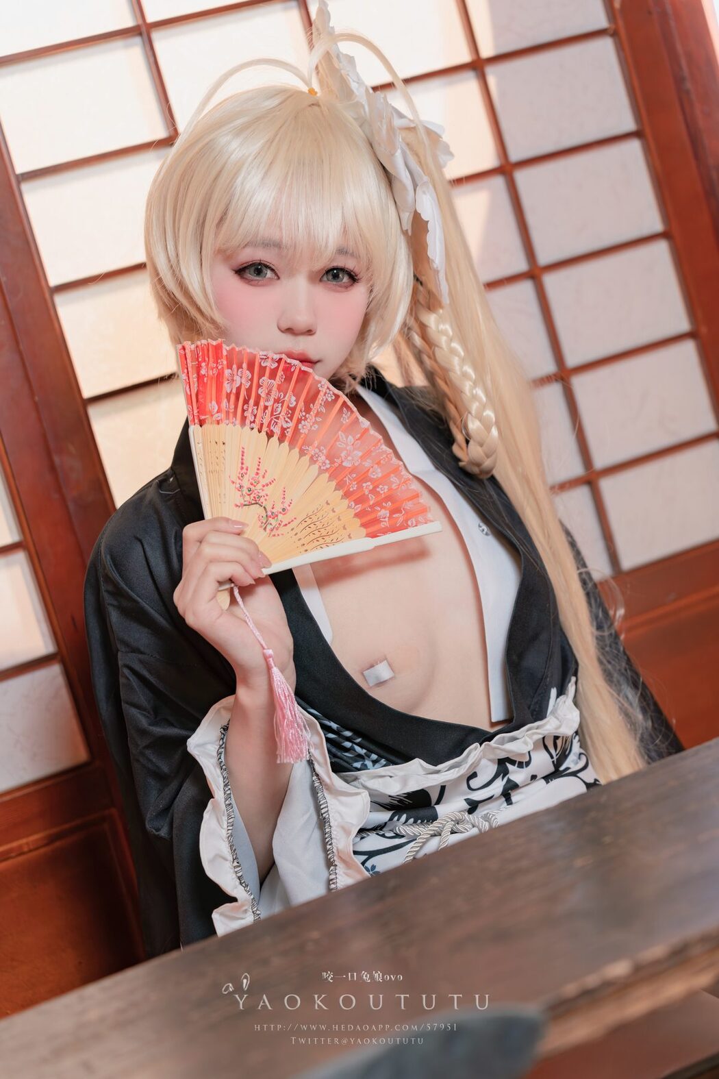 Coser@黏黏团子兔 – 六月T3专属特典『穹妹浴衣』