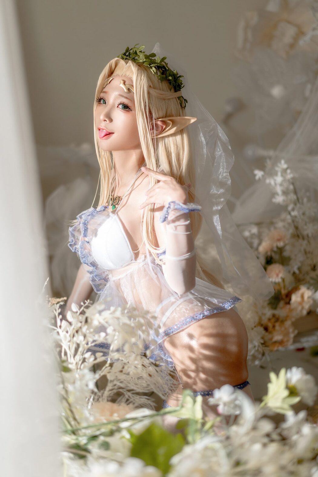 Coser@蠢沫沫 – White Elf A