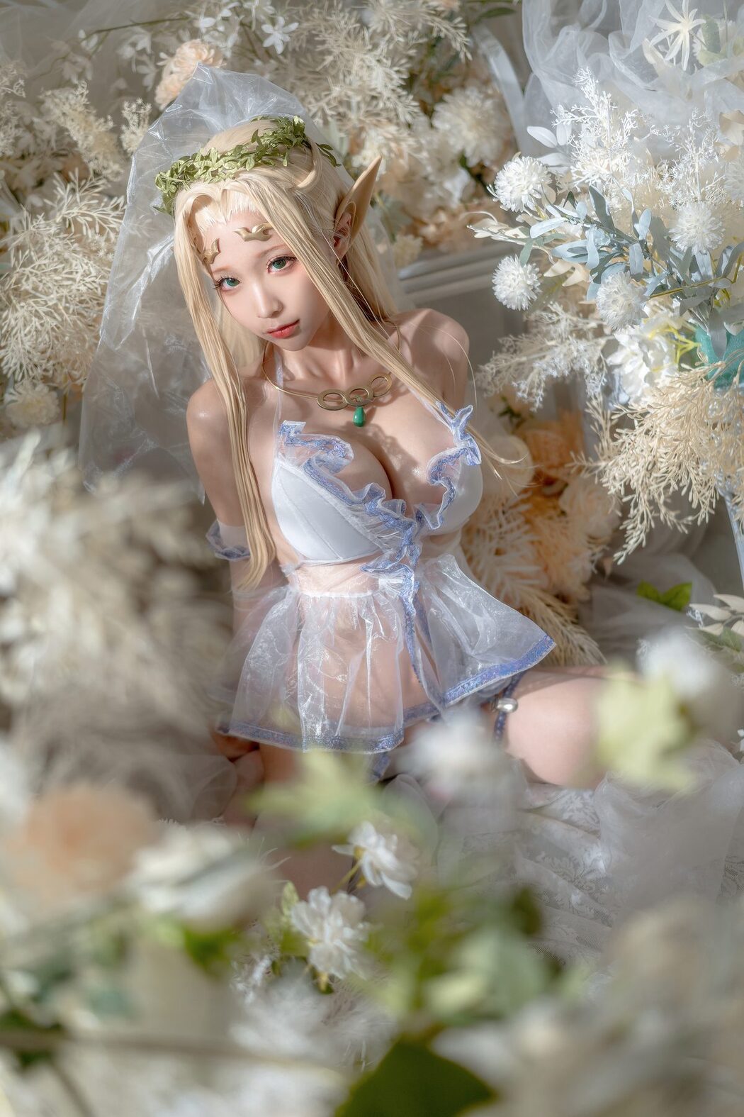 Coser@蠢沫沫 – White Elf B