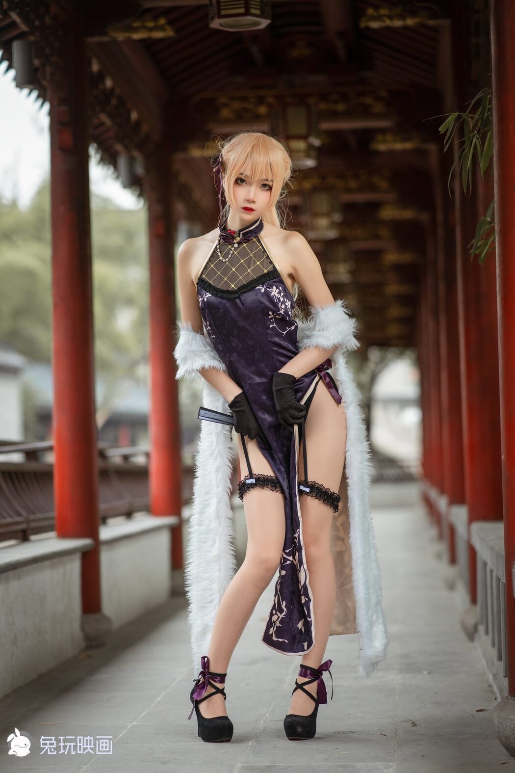 Coser@兔玩映画 Vol.053 紫雨心