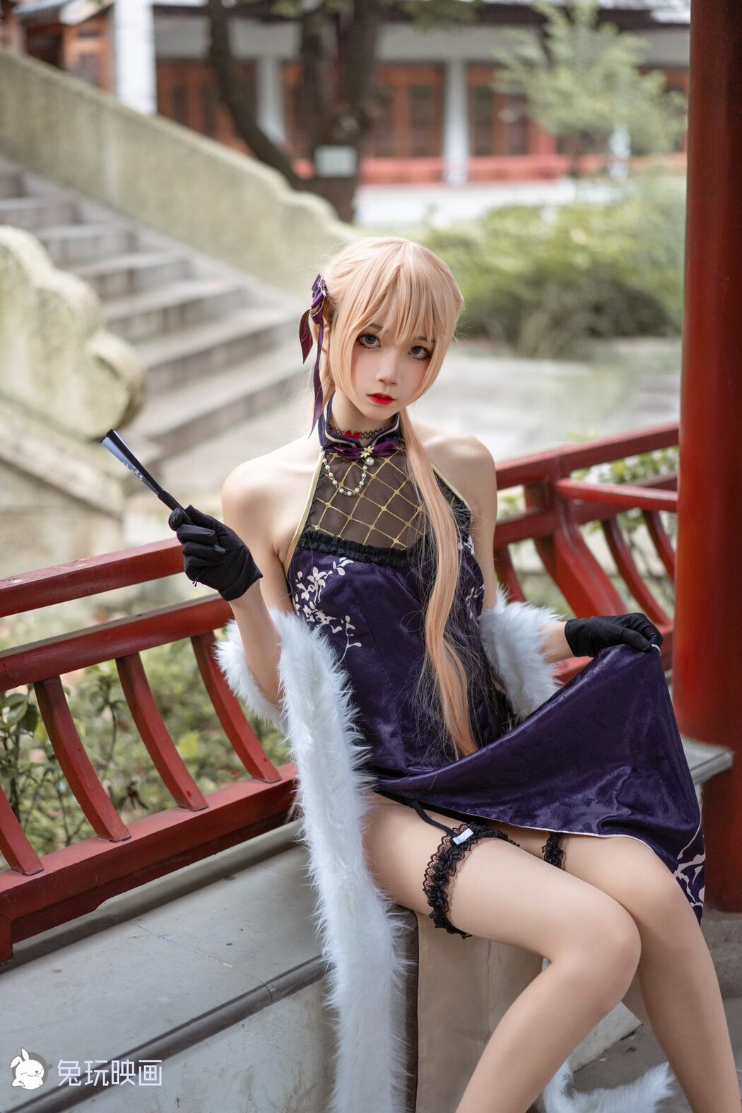 Coser@兔玩映画 Vol.053 紫雨心