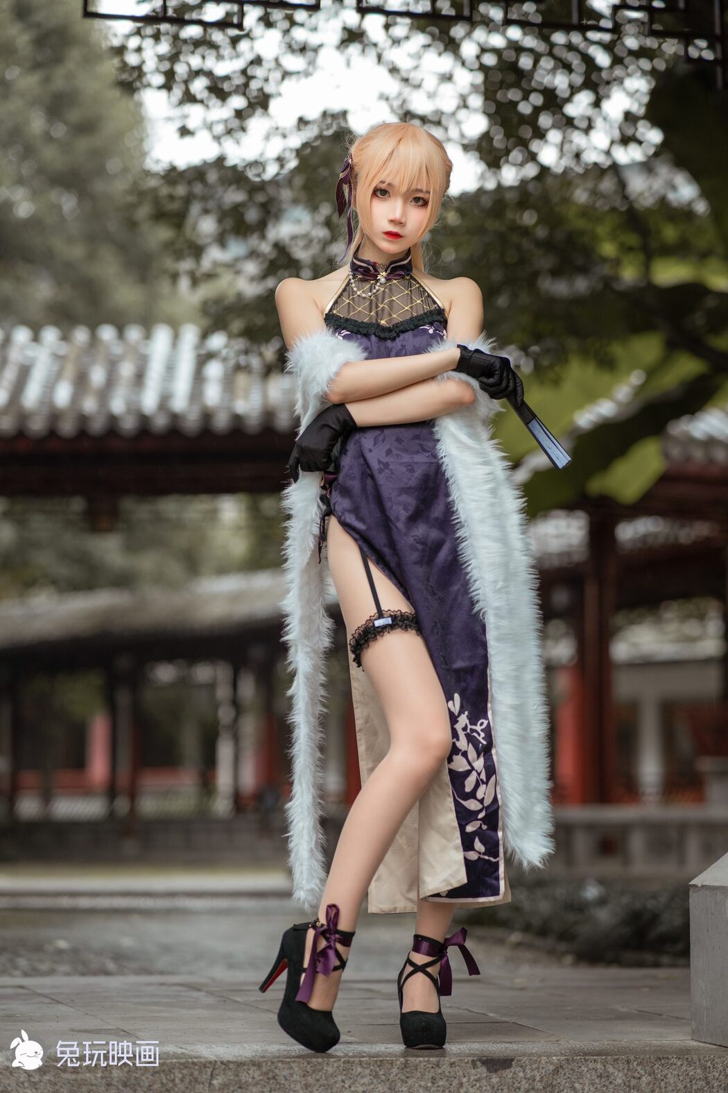 Coser@兔玩映画 Vol.053 紫雨心