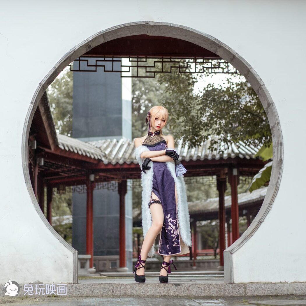 Coser@兔玩映画 Vol.053 紫雨心