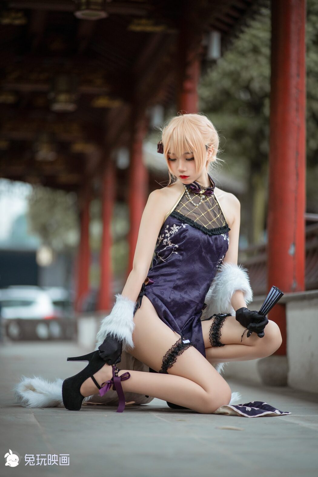 Coser@兔玩映画 Vol.053 紫雨心