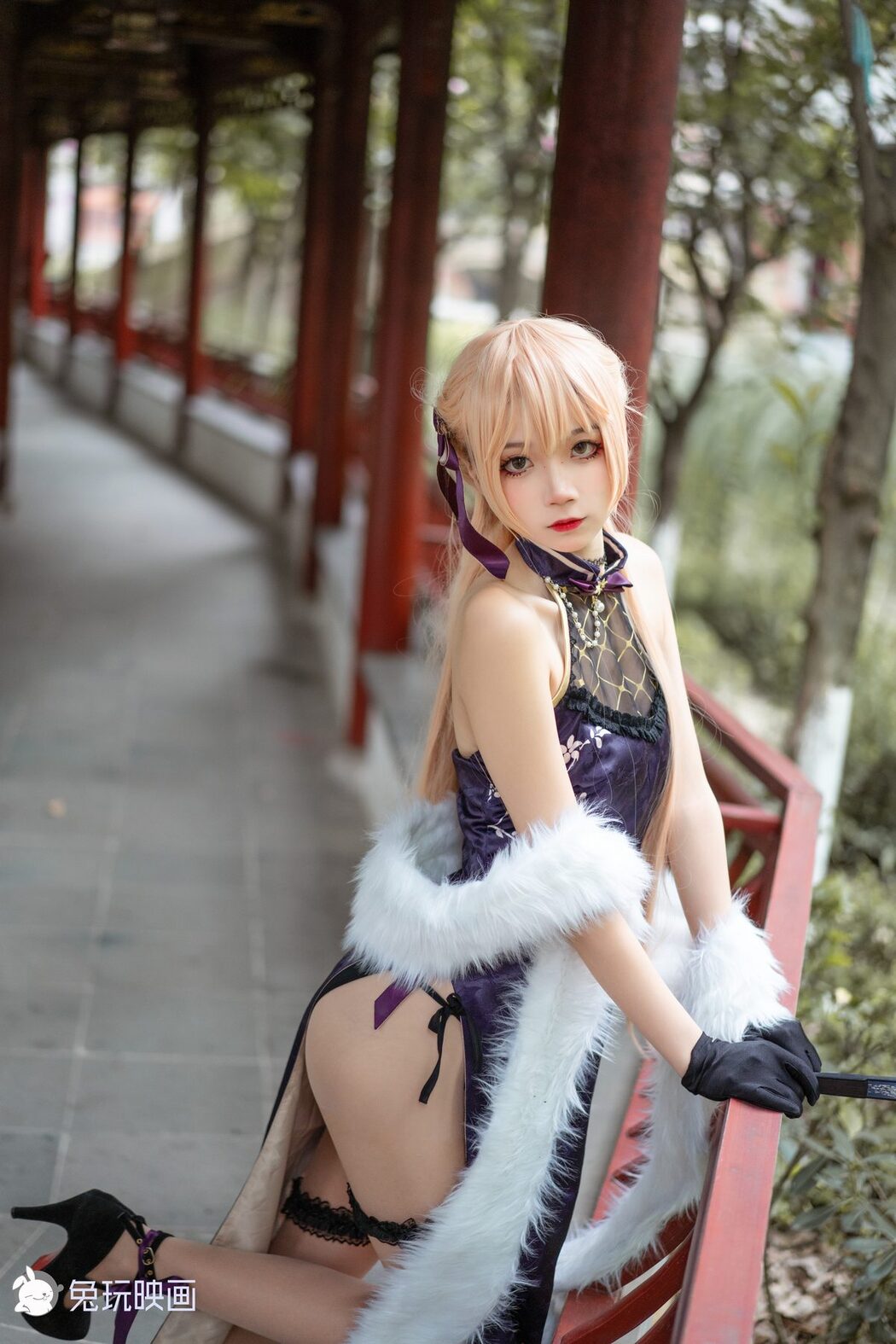 Coser@兔玩映画 Vol.053 紫雨心