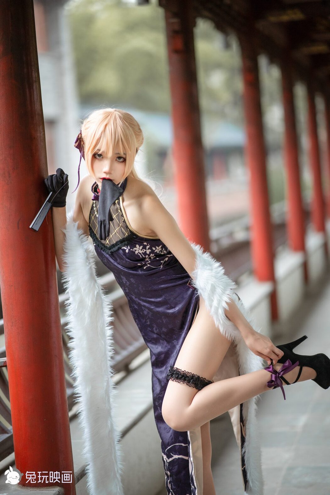 Coser@兔玩映画 Vol.053 紫雨心