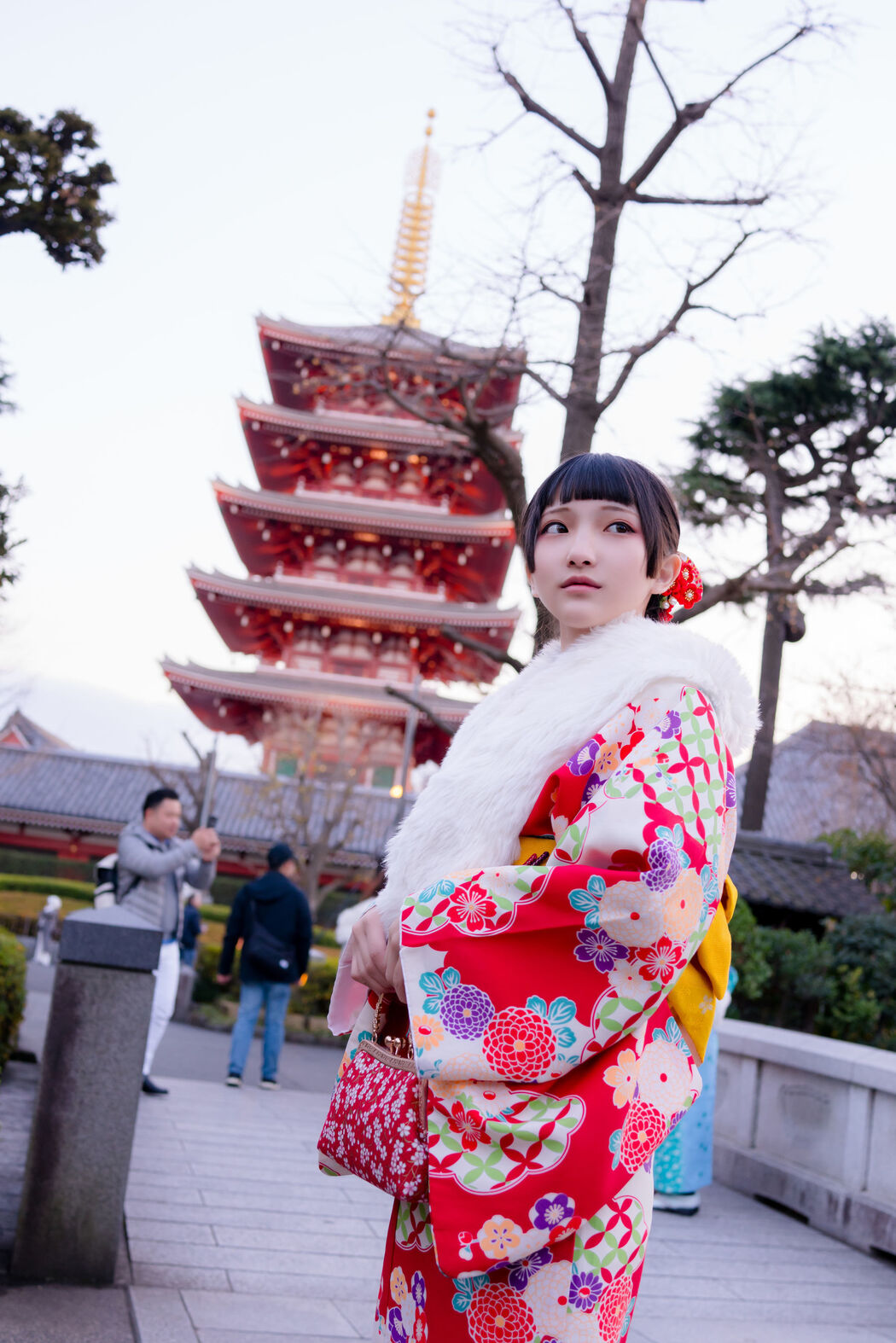 COSER Xiaoding "Kimono + Cat Girl Maid" [Fantasy Factory]