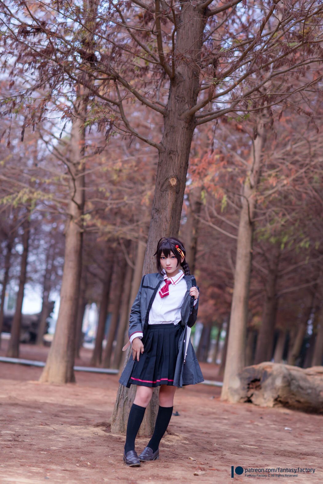 COSER Xiaoding "Kimono + Cat Girl Maid" [Fantasy Factory]