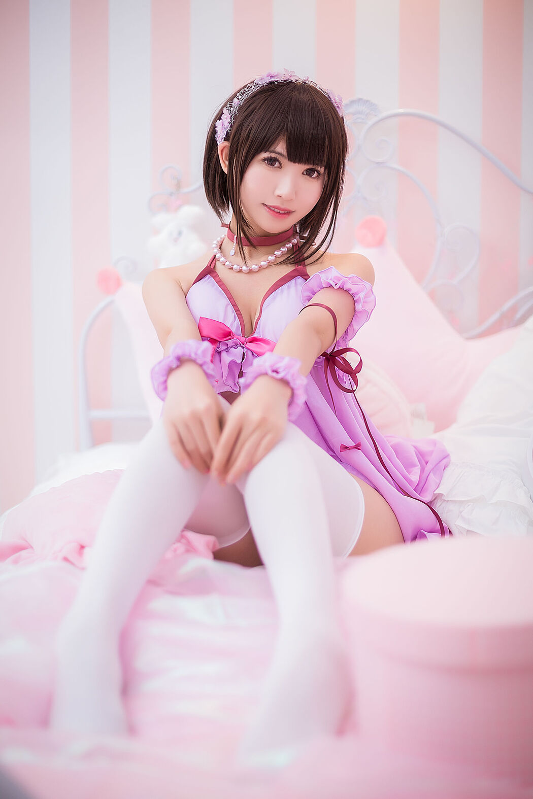 [Coser Beauty] Faey Eel "Sage Megumi Pajamas"