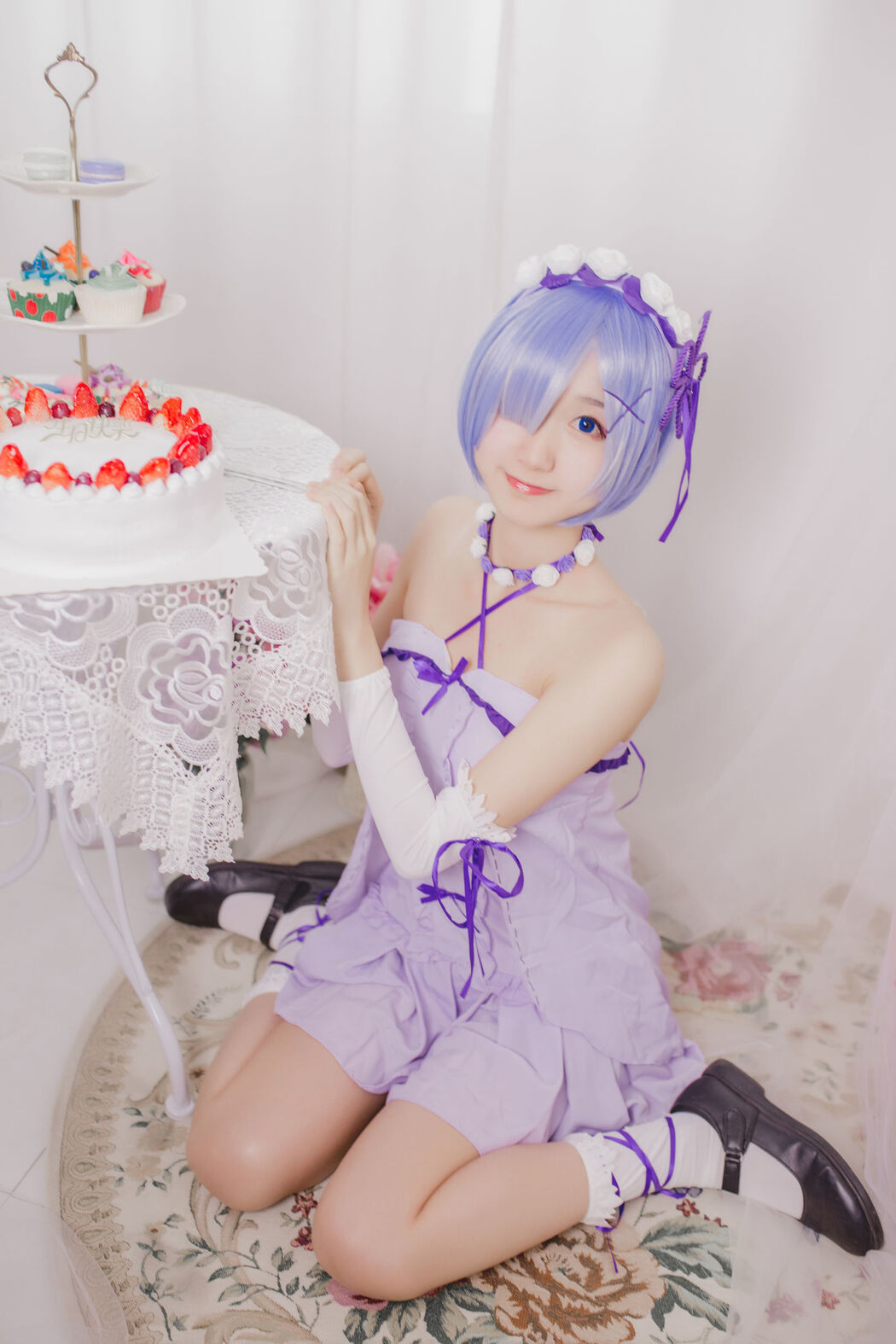Mu Mian Mian OwO "Rem's Birthday" [COSER Beauty]
