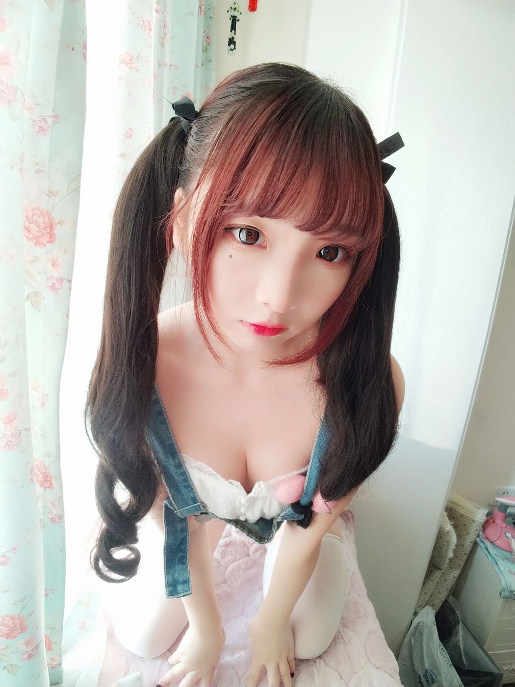 [网红Coser] Furukawa kagura "Denim Sling Shorts"