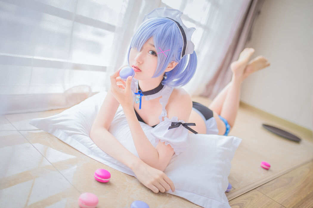 Mu Mianmian OwO "Rem Swimsuit + Bunny Girl" [COSER Beauty]