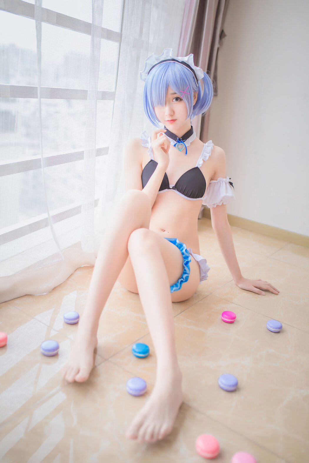 Mu Mianmian OwO "Rem Swimsuit + Bunny Girl" [COSER Beauty]