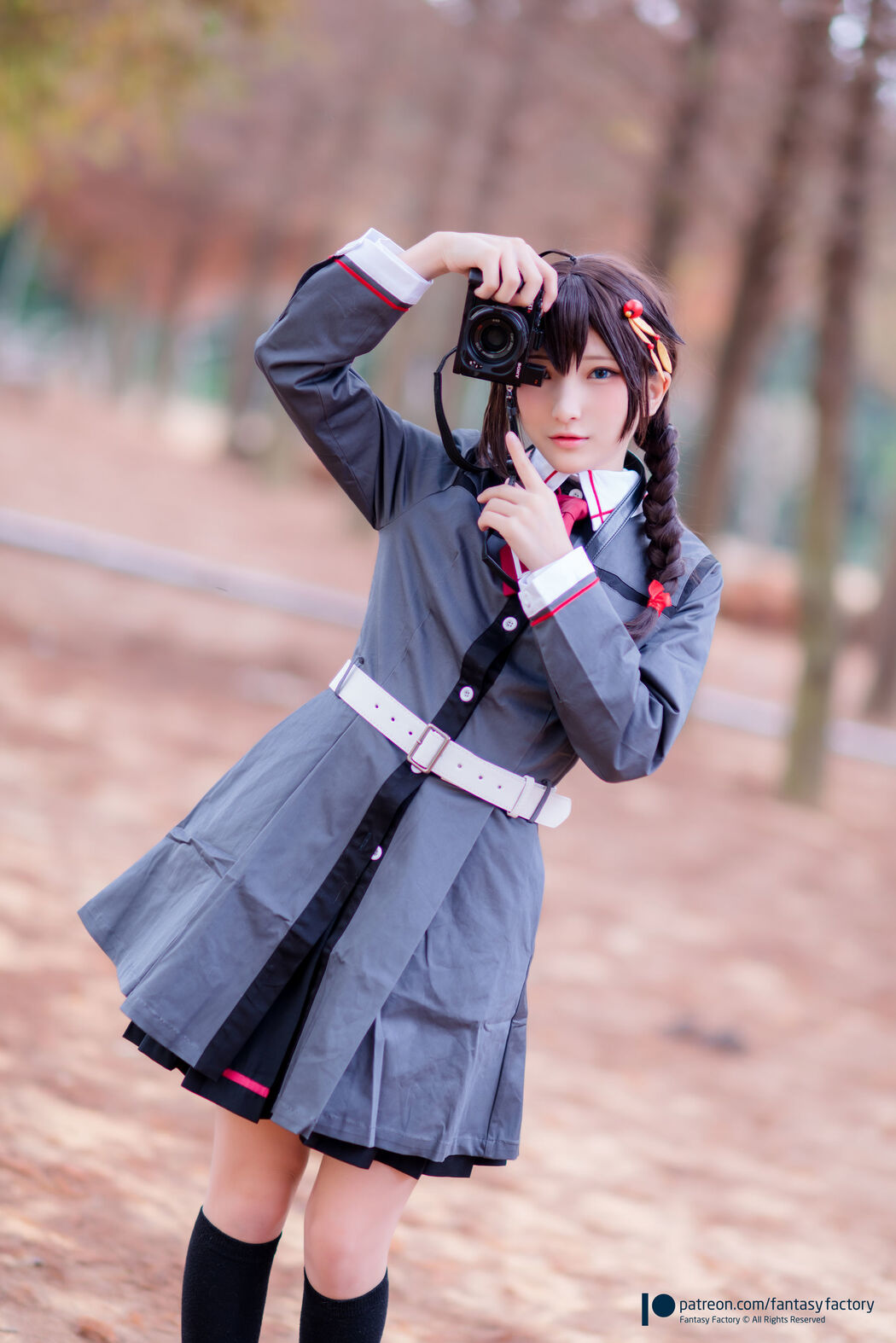 COSER Xiaoding "Kimono + Cat Girl Maid" [Fantasy Factory]