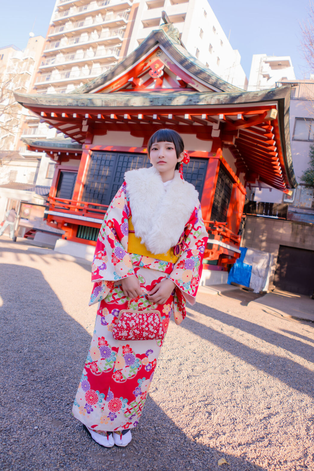 COSER Xiaoding "Kimono + Cat Girl Maid" [Fantasy Factory]