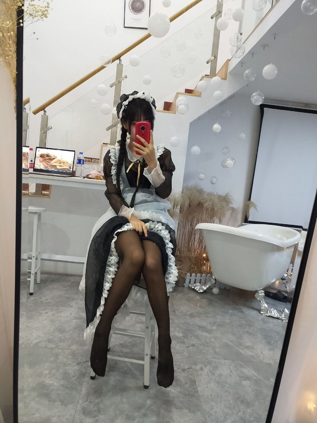 Beautiful girl coser bude o0 "transparent maid"