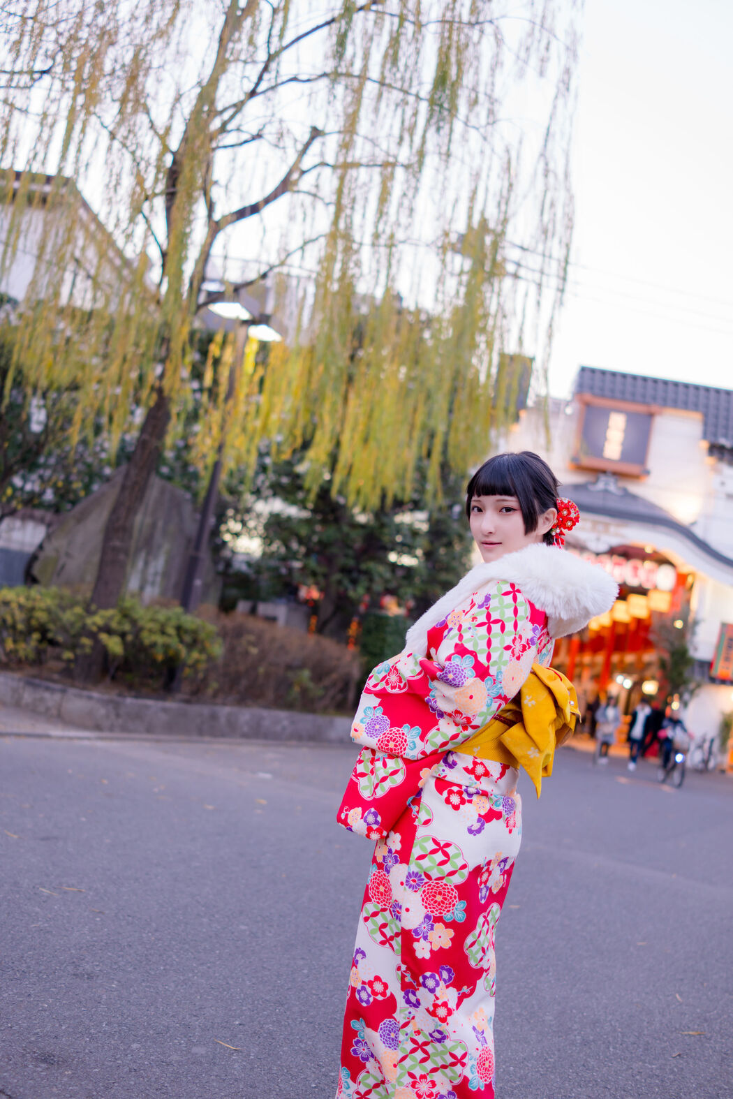 COSER Xiaoding "Kimono + Cat Girl Maid" [Fantasy Factory]