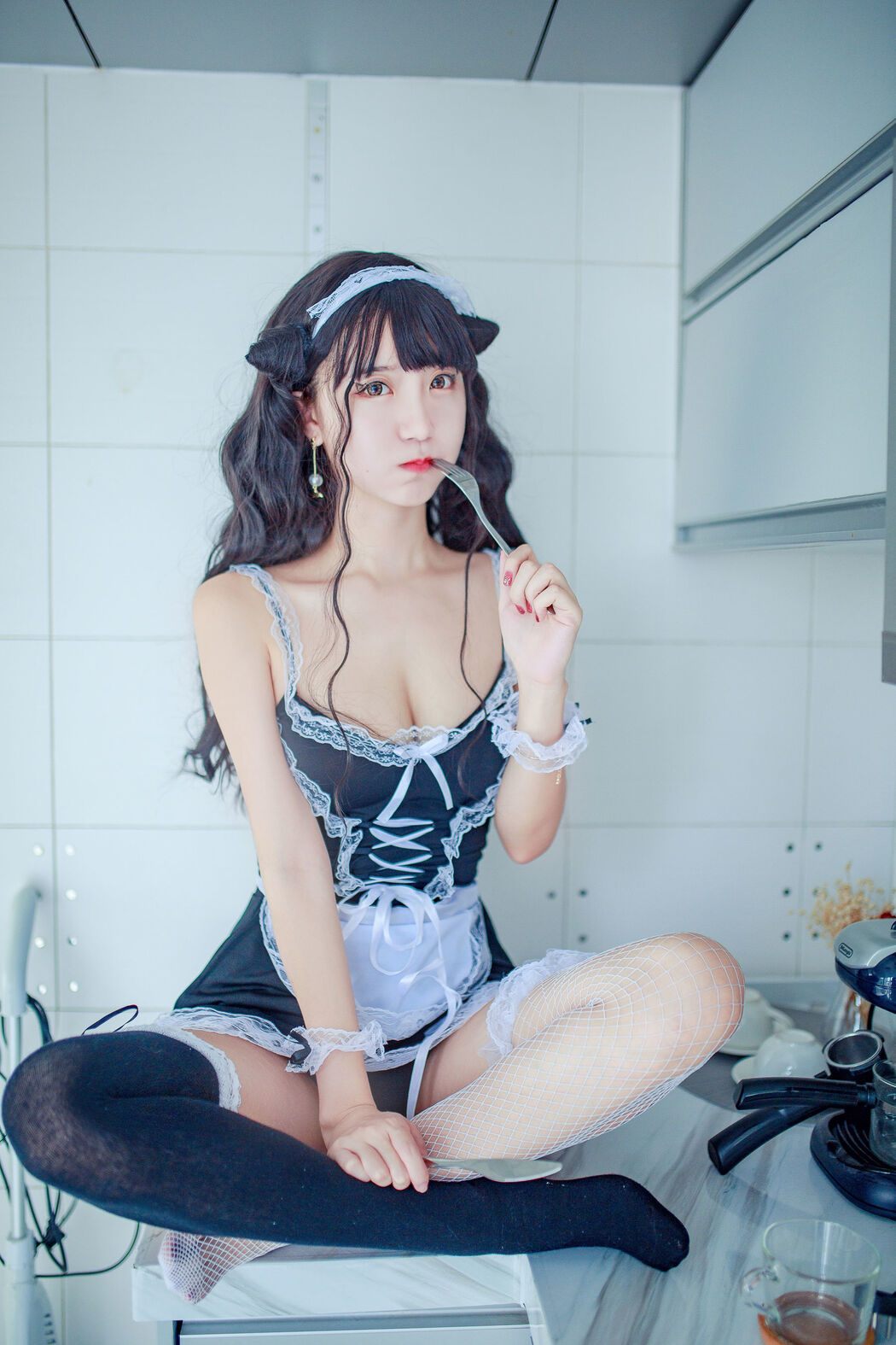 COSER Kurokawa "Little Devil Maid Costume" [COSPLAY Girl]