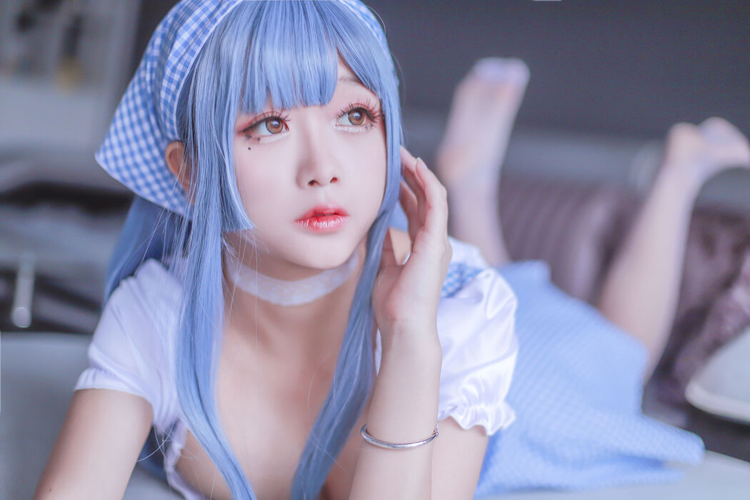 [网红Coser] Hinai Jiao "The Blue Maid"