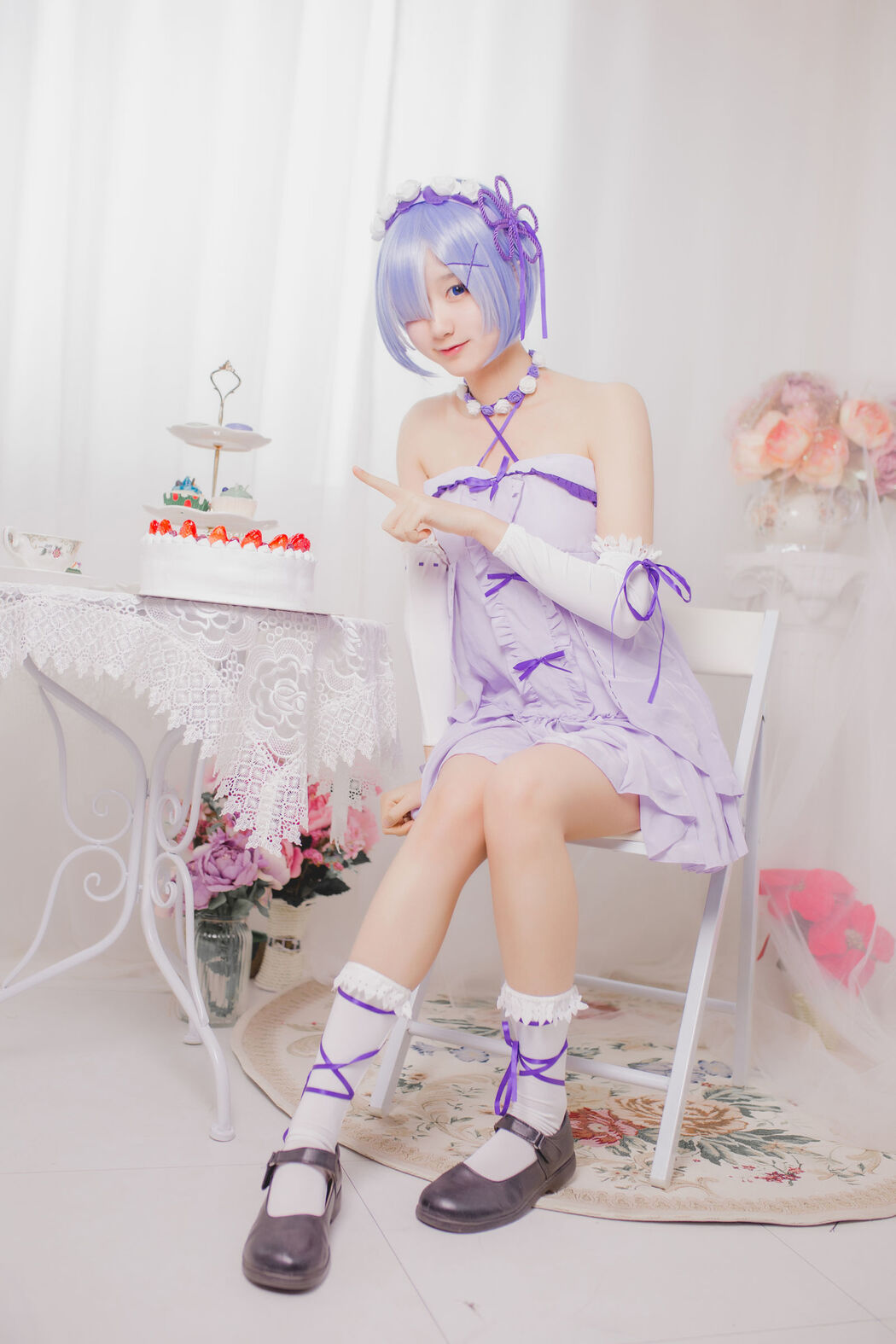 Mu Mian Mian OwO "Rem's Birthday" [COSER Beauty]