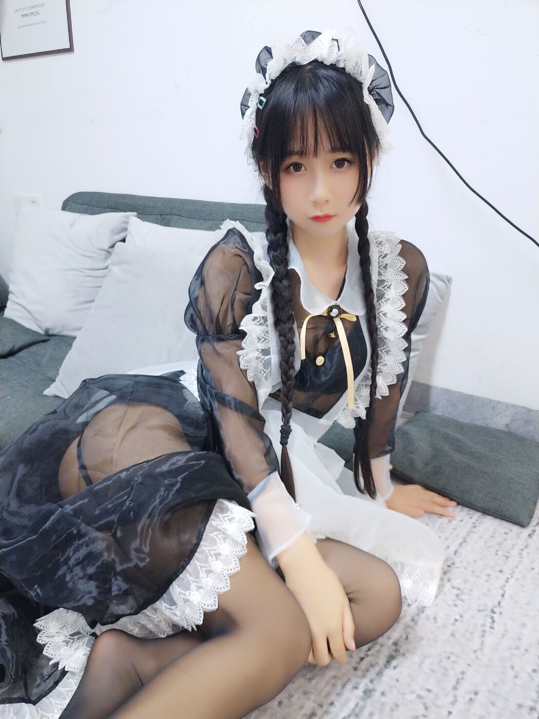 Beautiful girl coser bude o0 "transparent maid"