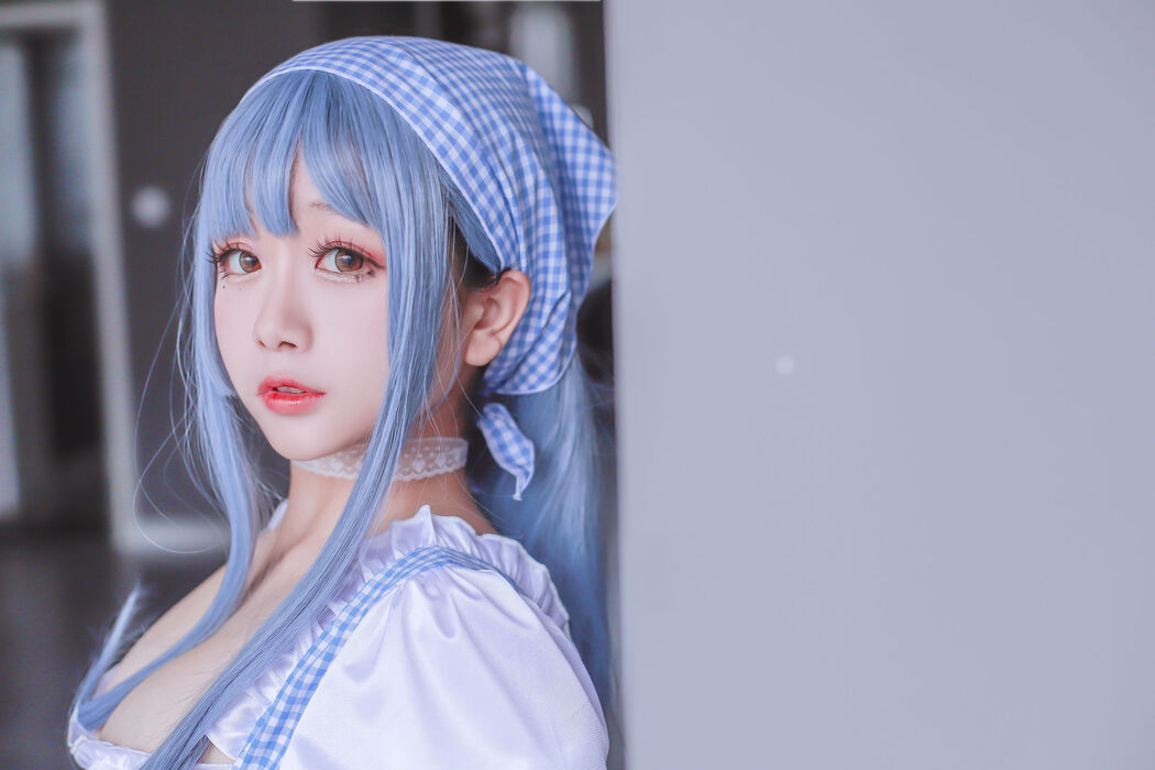 [网红Coser] Hinai Jiao "The Blue Maid"